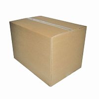 Сверхпрочная картонная коробка П-32 бурый (120 литров)