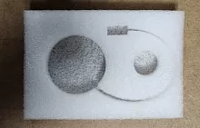 Ложемент из вспененного полиэтилена (НПЭ), белый, 200х150х50 мм для микросхем 