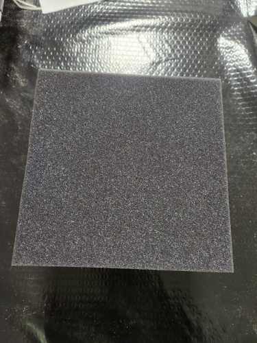 Ложемент упаковочный из черного поролона 120х120х70мм 